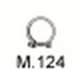 Montážní díl výfuku M.124