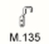 Montážní díl výfuku M.135