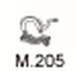 Montážní díl výfuku M.205