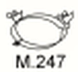 Montážní díl výfuku M.247