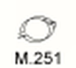 Montážní díl výfuku M.251