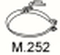 Montážní díl výfuku M.252