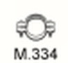 Montážní díl výfuku M.334
