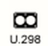 Těsnění výfuku U.298