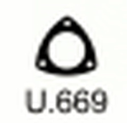 Těsnění výfuku U.669