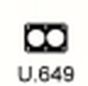 Těsnění výfuku U.849