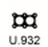 Těsnění výfuku U.932