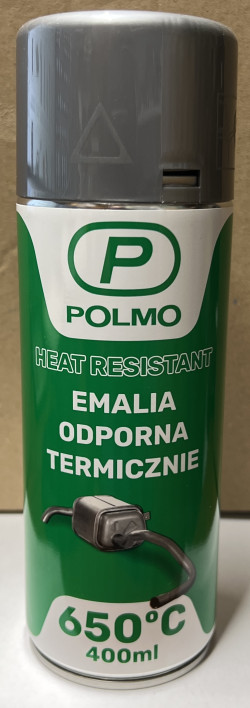 Žáruvzdorný sprej stříbrný 650 °C – 400 ml (ochrana výfuků a kovových částí)