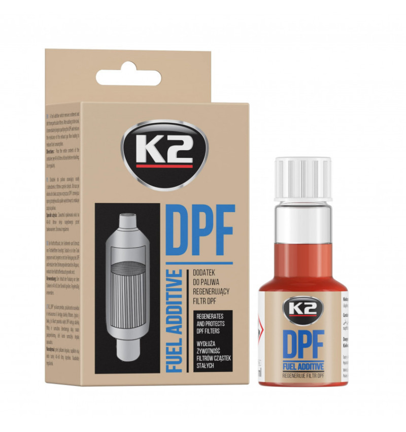 K2 DPF přísada pro čištění filtru DPF 50 ml