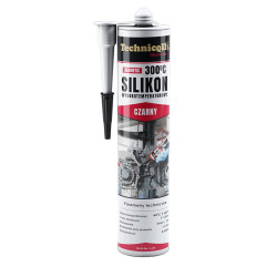 Technicqll vysokoteplotní silikon černý 300 ml