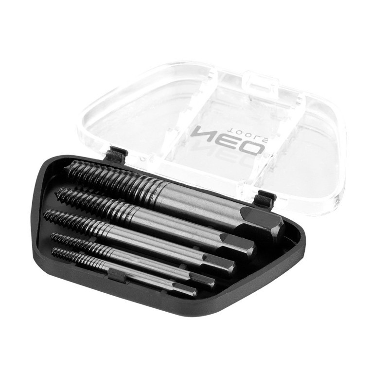 Neo Tools sada vytahováků zlomených šroubů, 5 ks