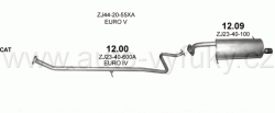 MAZDA 2 1.3 1/2010-6/2015 1349ccm 55-62kW / 75-84HP KAT 1.3i
