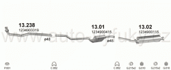 MERCEDES 300 - W123 3.0 D SEDAN 1/1976-0/1985 3005ccm 59-65kW / 80-88HP W123 300