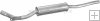 Tlumič střední Audi Coupe 80-82/80 73-86/ VW Passat 77-88/Santana Tlumič střední Audi Coupe 80-82/80 73-86/ VW Passat 77-88/Santana