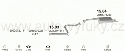 NISSAN PRIMERA 2.0 HATCHBACK, SEDAN 6/1990-4/1993 1998ccm 85kW / 115HP KAT P10, P10E