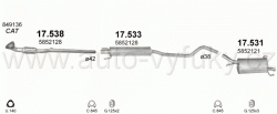 OPEL CORSA C 1.0 HATCHBACK 6/2003-7/2006 998ccm 44kW / 60HP KAT 1.0i -12V