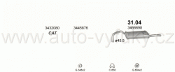VOLVO 440 1.7 HATCHBACK 9/1988-12/1992 1721ccm 70-75-78kW / 95-102-106HP KAT DL, GL, GLE, GLT