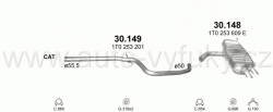VOLKSWAGEN TOURAN 1.9 D 5/2004-5/2010 1896ccm 66-74-77kW / 90-100-105HP KAT 1.9 TDi Turbo Diesel