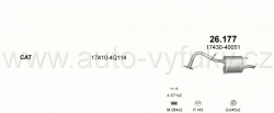 TOYOTA YARIS 1.0 8/2005-12/2012 998ccm 52kW / 71HP KAT 1.0i 12V Made in Japan