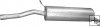 Tlumič koncový Citroen C5 I 2.0 HPi-16V 09/02-09/04 Hatchback Kom Tlumič koncový Citroen C5 I 2.0 HPi-16V 09/02-09/04 Hatchback Kom