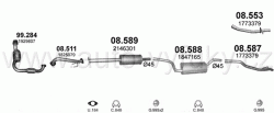 FORD FOCUS III 1.0 KOMBI 2/2012-0/2019 998ccm 74-92kW / 100-125HP KAT 1.0 EcoBoost