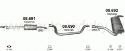 FORD FOCUS III 1.6 SEDAN, KOMBI 4/2011-6/2019 1596ccm 88-92kW / 120-125HP KAT 1.6 Ti-VCT