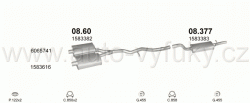 FORD GRANADA 2.8 SEDAN 8/1981-0/1985 2792ccm 117kW / 160HP 2.8i V6
