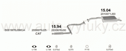 NISSAN PRIMERA 2.0 HATCHBACK, SEDAN 5/1993-10/1996 1998ccm 110kW / 150HP KAT P10E, GT