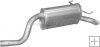 Tlumič koncový Fiat Punto II 1.9 JTD 99-06 /Idea 1.9 MJTD 03- /La Tlumič koncový Fiat Punto II 1.9 JTD 99-06 /Idea 1.9 MJTD 03- /La