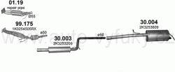VOLKSWAGEN CADDY MAXI III 1.6 11/2007-5/2015 1595ccm 75kW / 102HP KAT 1.6