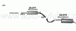 SKODA RAPID 1.4 7/2012-5/2015 1390ccm 90kW / 122HP KAT 1.4 TSi