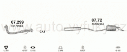 FIAT PUNTO 1.2 HATCHBACK , CABRIO 4/1997-0/2001 1242ccm 63kW / 86HP KAT 1.2 85 -16V