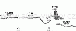 OPEL ASTRA J 1.4 KOMBI 10/2010-10/2015 1398ccm 74kW / 101HP KAT 1.4i