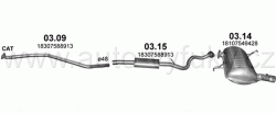 BMW 3 E90 2.0 SEDAN 3/2005-8/2007 1995ccm 95kW / 129HP KAT 318i