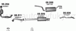 FORD FOCUS III 1.0 HATCHBACK 2/2012-0/2019 998ccm 74-92-103kW / 100-125-140HP KAT 1.0 EcoBoost