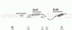SEAT CORDOBA 1.4 KOMBI 11/2000-8/2002 1390ccm 44kW / 60HP KAT 1.4i Vario