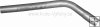 Trubka koncov� CITROEN AMI 0.6 SEDAN 6/1968-6/1969 602ccm 24kW / 33HP 0.6 4V