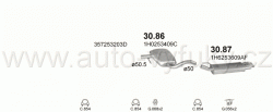 VOLKSWAGEN GOLF III 1.9 D HATCHBACK 7/1995-12/1997 1896ccm 47kW / 64HP KAT 1.9 SDi Diesel