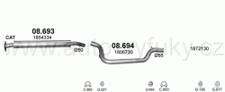 FORD C-MAX 1.6 12/2010-6/2019 1596ccm 110-134kW / 150-182HP KAT 1.6 EcoBoost