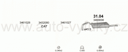 VOLVO 440 1.7 HATCHBACK 1/1991-0/1993 1721ccm 75kW / 102HP KAT AUT.