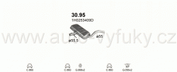VOLKSWAGEN VENTO 2.8 SEDAN 8/1993-6/1995 2792ccm 128kW / 174HP KAT 2.8 VR6