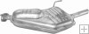 Tlumi� v�fuku koncov� OPEL VECTRA B 1.6 HATCHBACK, SEDAN, KOMBI 3/1999-8/2002 1598ccm 74kW / 101HP KAT 1.6 16V AUT