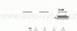 NISSAN PRIMERA 2.0 KOMBI 0/1991-0/1992 1998ccm 89kW / 121HP W10