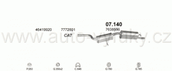 INNOCENTI MILLE 1.0 HATCHBACK 9/1995-12/1997 994ccm 35kW / 48HP KAT 1.0 i.e. CLIP
