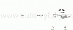 FORD FOCUS 1.6 SEDAN 8/1999-9/2004 1596ccm 74kW / 100HP KAT 1.6i 16V