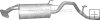 Tlumi� koncov� Honda HR-V 1.6i-16V 4X2+4X4 98-05
