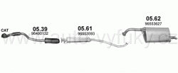 CHEVROLET NUBIRA 1.4 SEDAN 3/2005-12/2008 1399ccm 70kW / 95HP KAT 1.4i 16V