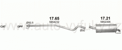 OPEL ASTRA H GTC 1.7 D COUPE 3/2005-0/0 1686ccm 74kW / 101HP KAT 1.7 CDTi Turbo Diesel (3 doors)