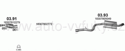 BMW 3 E90 2.0 D SEDAN, KOMBI 6/2007-12/2012 1995ccm 100-105kW / 136-143HP KAT 318