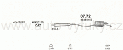 FIAT PUNTO 1.2 HATCHBACK 6/1997-0/1999 1242ccm 44kW / 60HP KAT 60 AUT.
